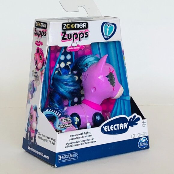 Zoomer Zupps Pretty Ponies Electra Interactive Pony w/lights, sounds New in Box - Picture 8 of 12